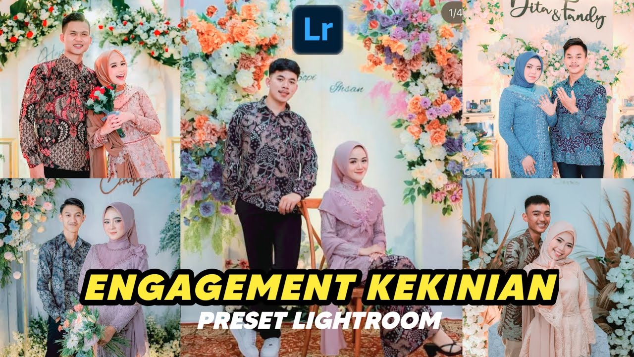 FREE 50+ PRESET LIGHTROOM | ENGAGEMENT KEKINIAN | PRESET LIGHTROOM TERBARU 2023