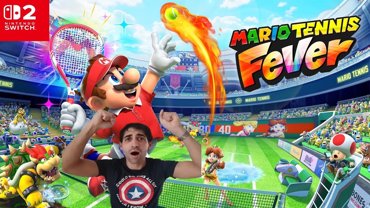 ¡MARIO TENNIS FEVER – UN VISTAZO A FONDO A PIE DE PISTA! (NINENDO SWITCH 2)! - 4K - ANÍBAL