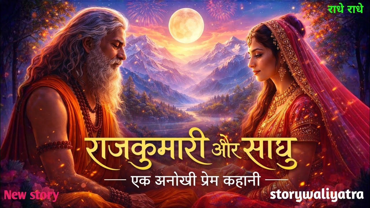 राजकुमारी और साधु की अनोखी प्रेम कहानीStory of a princess and saint Hindi moral story#storywaliyatra