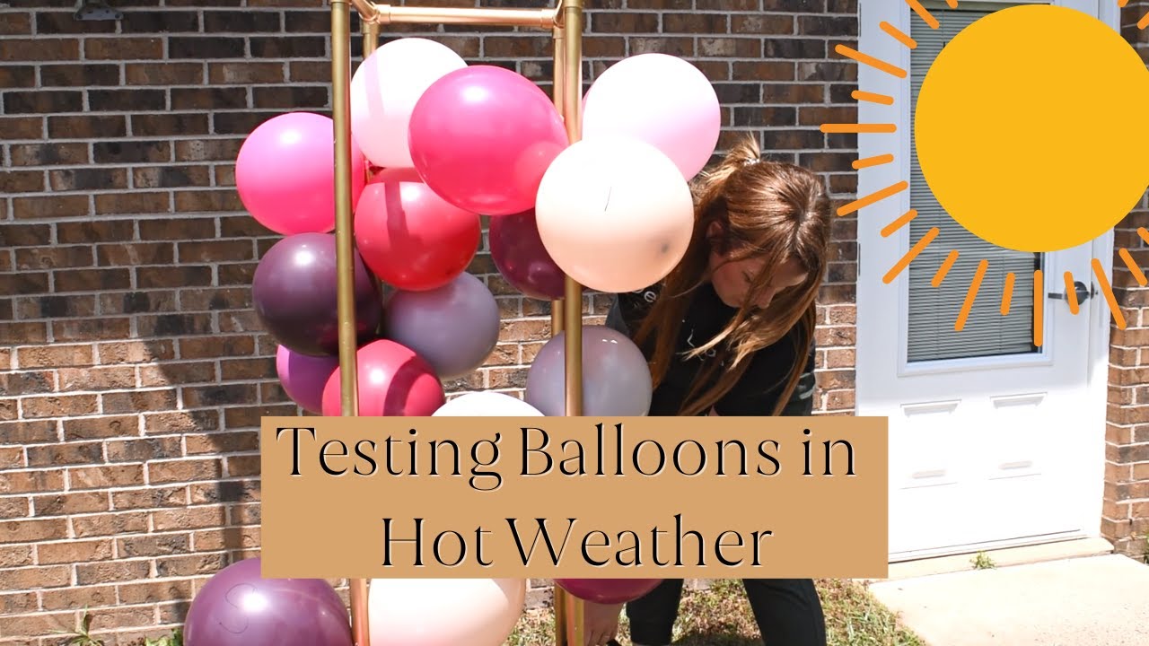 Testing Double Stuffed Balloons in the Heat