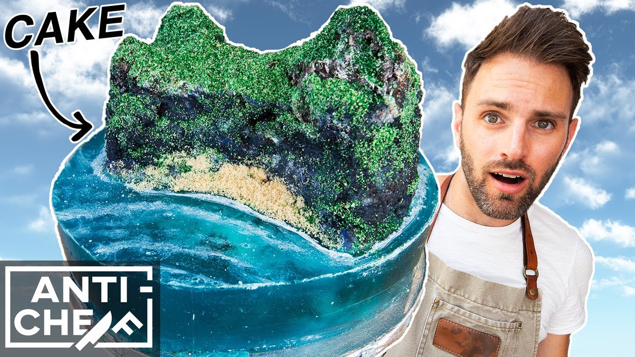 I Made an ISLAND CAKE