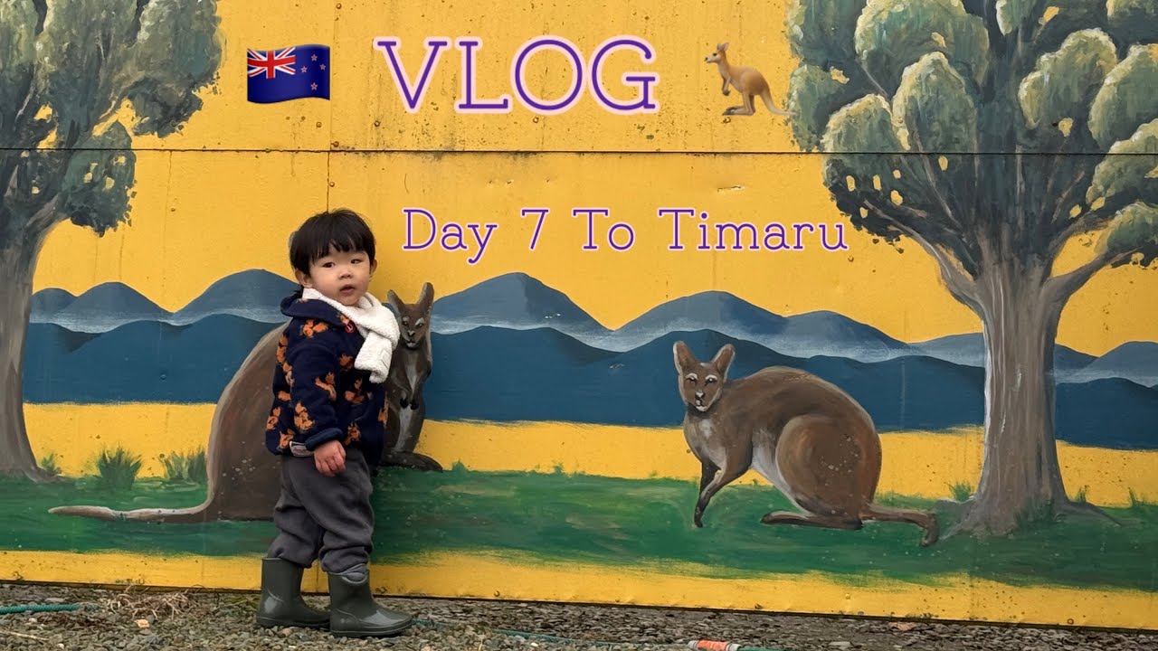 🇳🇿🚐 Day 7 티마루 Timaru | Tame Wallabies | 20개월 아기와 뉴질랜드 남섬 겨울 캠퍼밴 여행