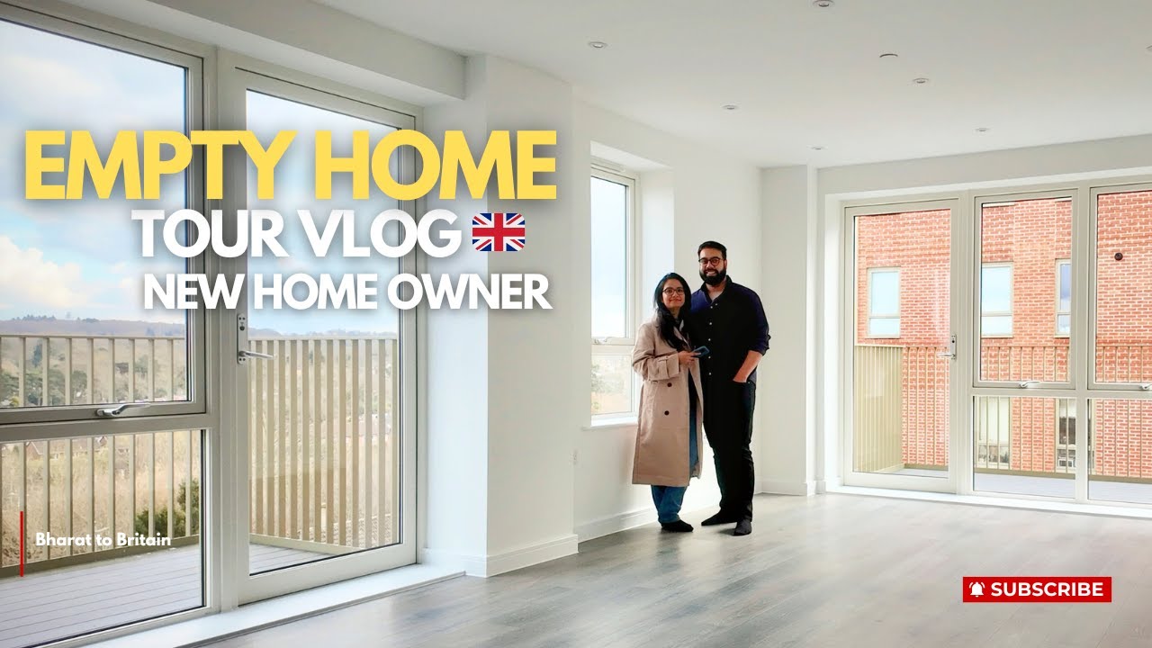 UK Empty Home Tour | Our First Home in London | New Home Owner