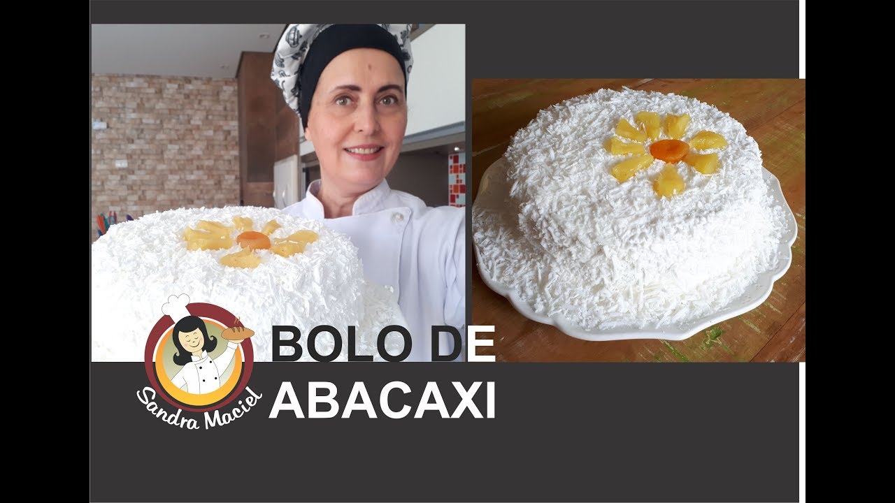 BOLO DE ABACAXI COM COCO (sem glúten sem lactose sem goma xantana)