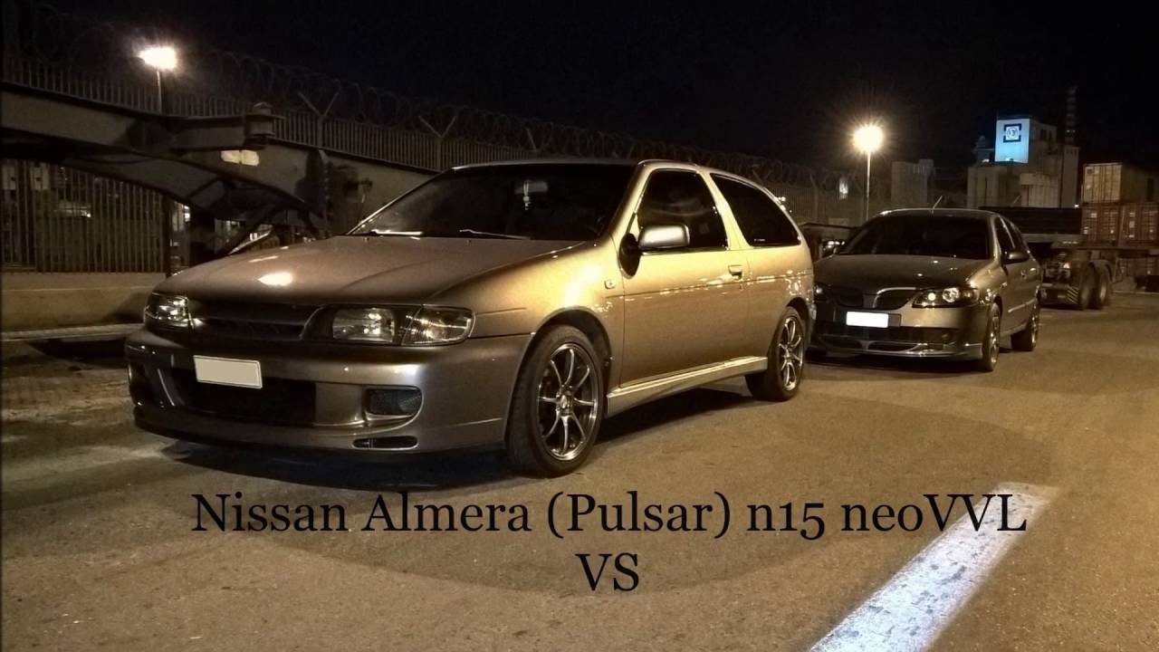 Nissan Pulsar (almera) n15 neoVVL VS the fastest NA Almera N16 in Athens