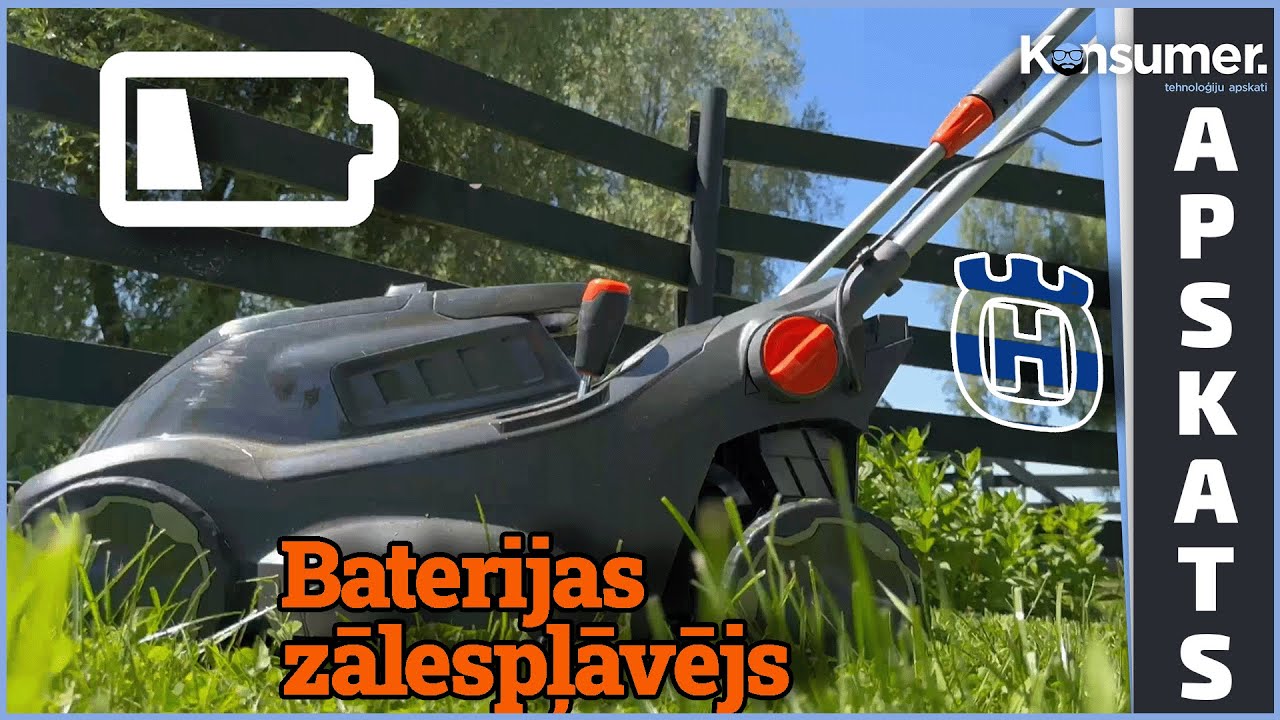 Baterijas zālespļāvējs - Husqvarna ASPIRE LC34-P4A apskats | Konsumer #apskats