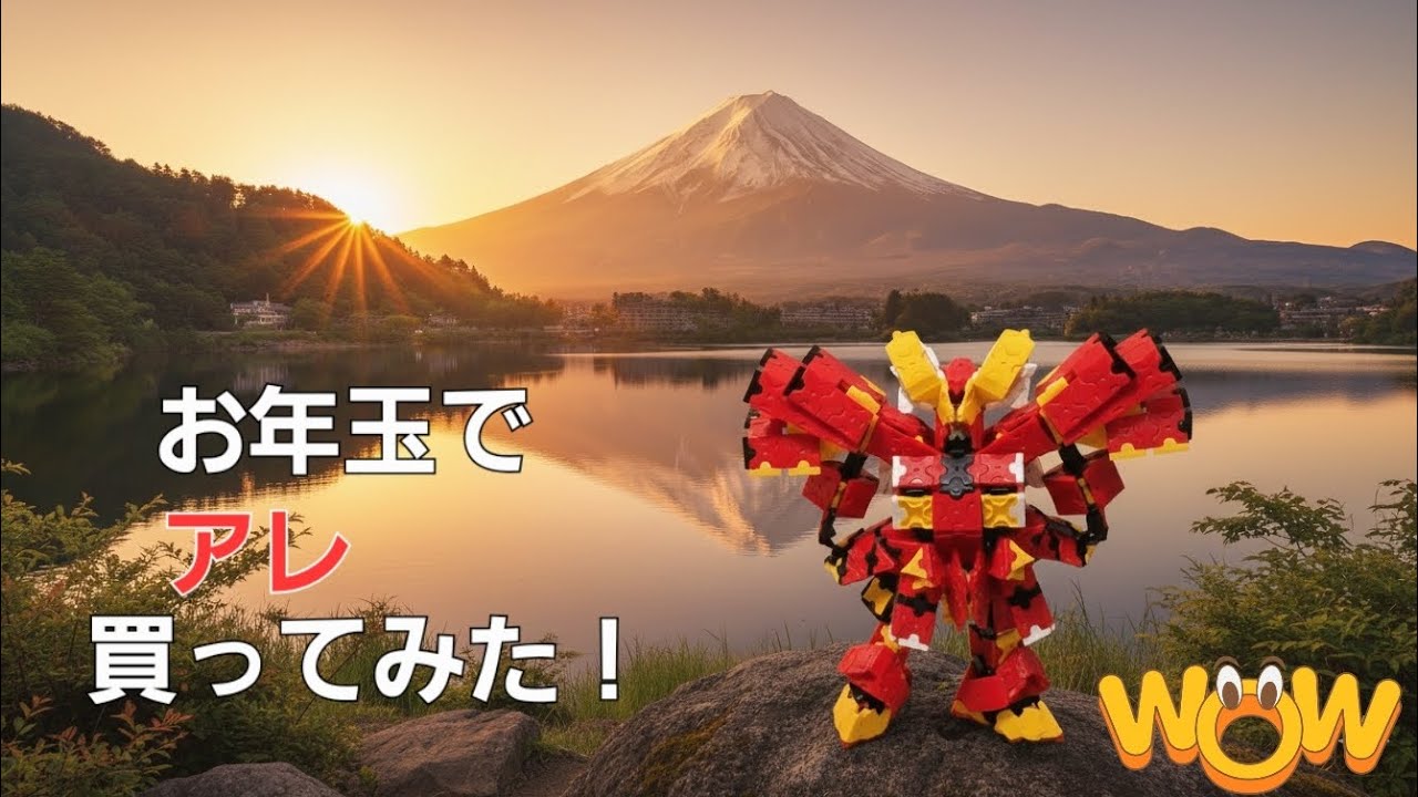 【LaQ】お年玉で念願の「ティラノイド」購入！ビルドアップロボの完成度が凄すぎた