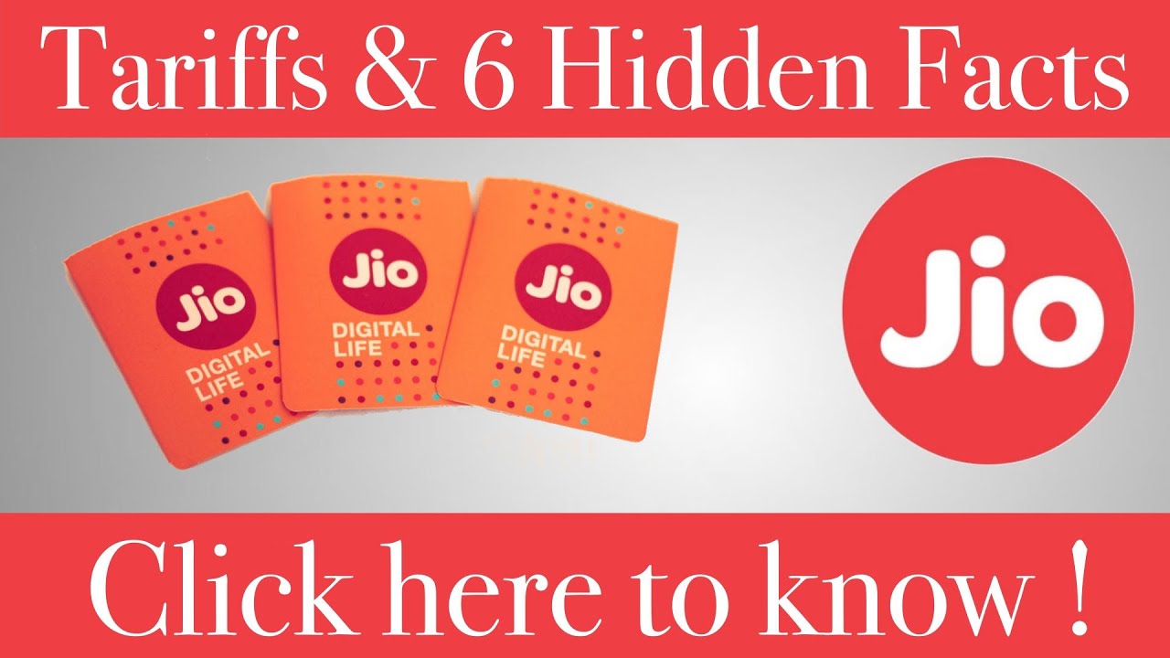 Jio Tariff & Hidden Facts  you must know ! Jio terms and conditions explained.