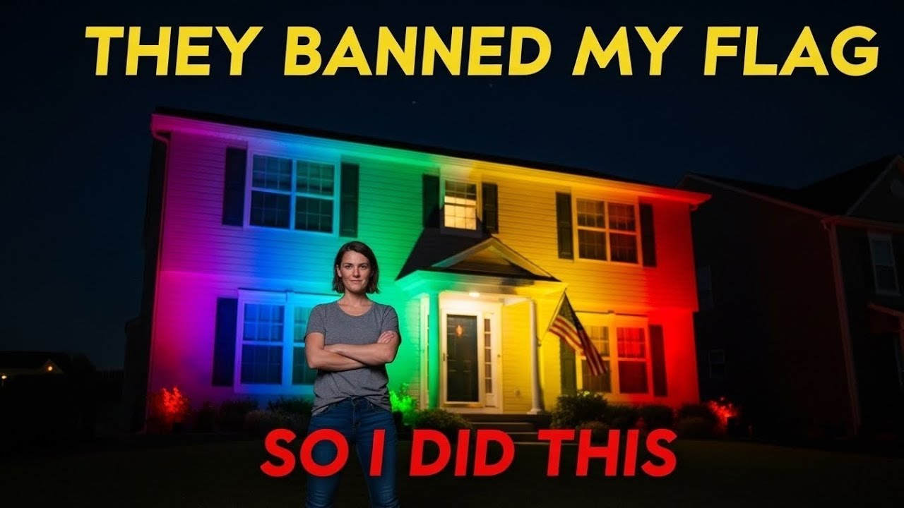 HOA Banned My Pride Flag So I Turned My Entire House Into One