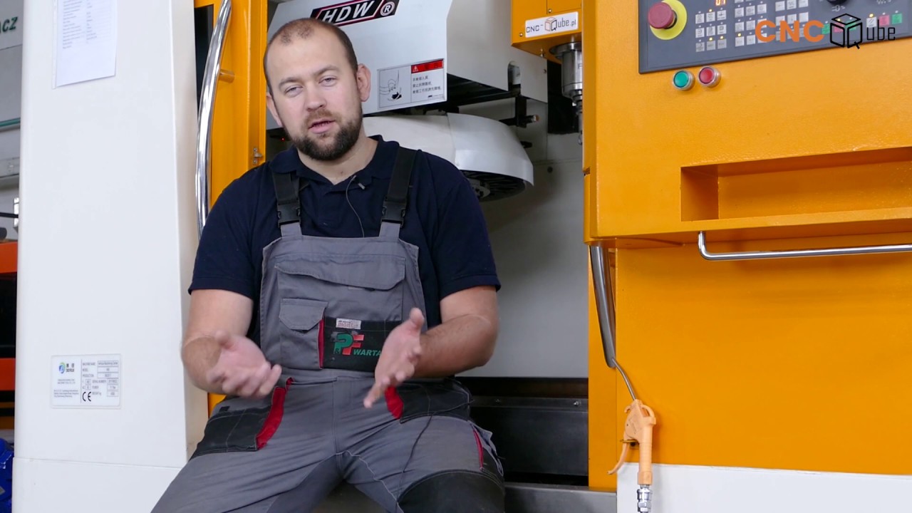 Frezarka CNC - Wymiana Narzędzia | SZKOLENIE CNC , KURS | #2 | CNC-QUBE