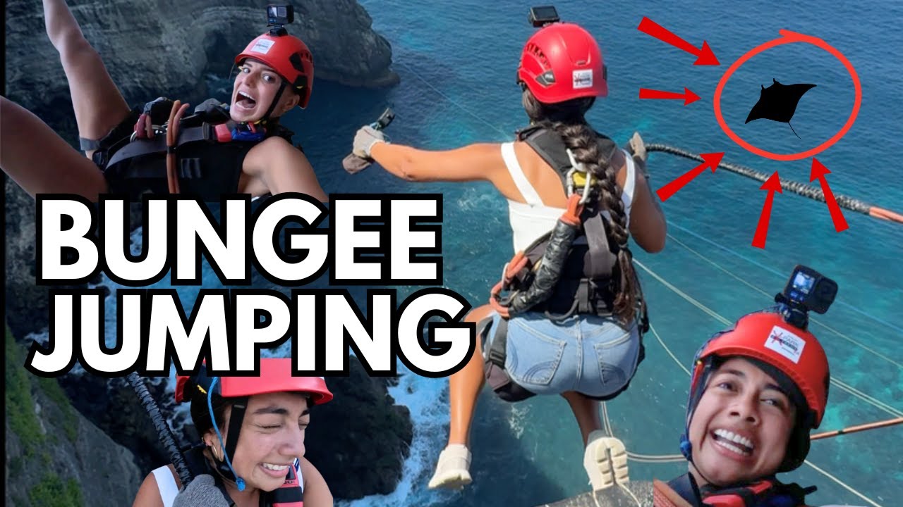 EPIC 130m Bungee Jumping at Nusa Penida 🔥😱