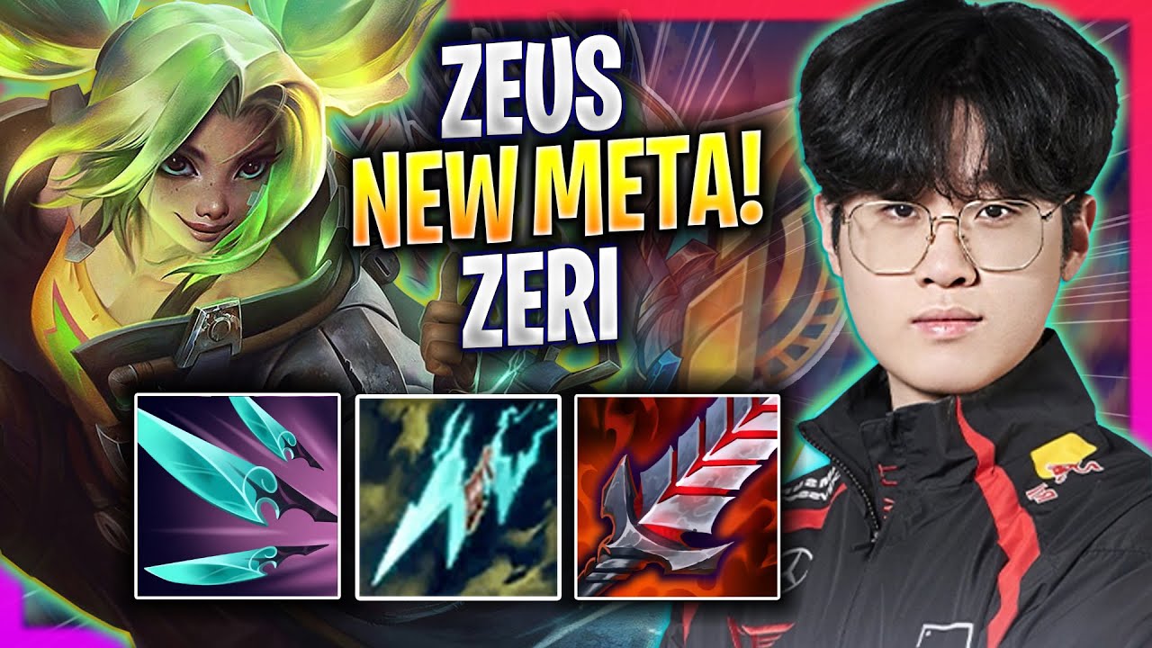 ZEUS TRIES NEW META ZERI TOP! - T1 Zeus Plays Zeri TOP vs Volibear! | Season 2024