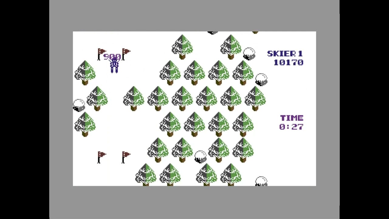 C64 Game: Super Slalom (+editor) by Digital Monastery, Hokuto Force !  23 February 2026!