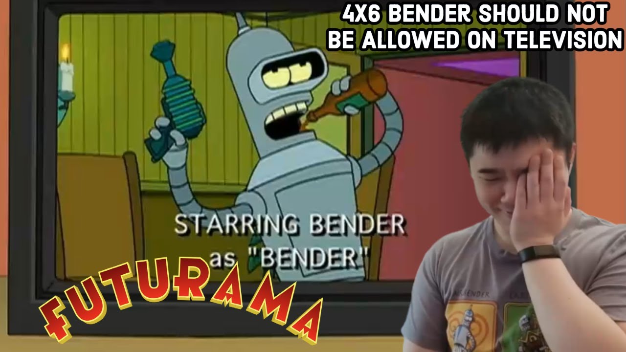 Futurama Season 4 Episode 6- Bender Should Not Be Allowed on Television Reaction!