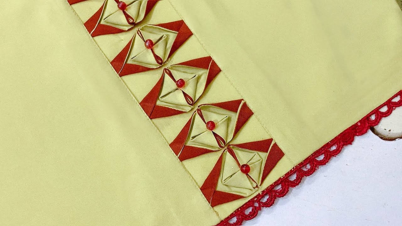 Making Stylish trouser poncha for girls - The Latest Design