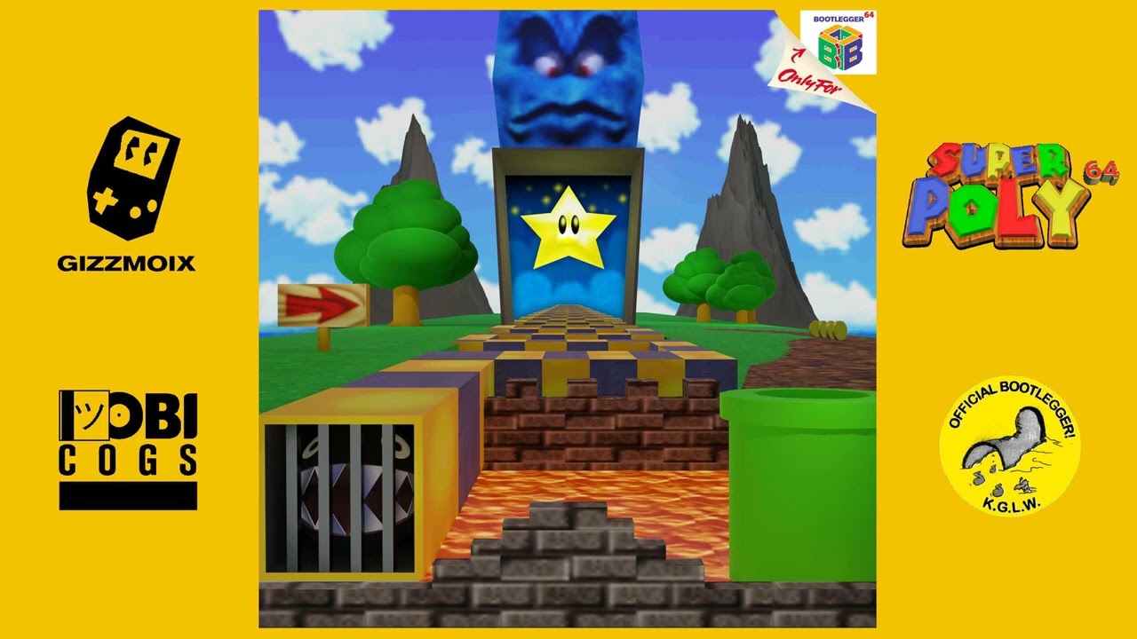 Super Poly 64 - 01 Bowser's Crumbling Castle