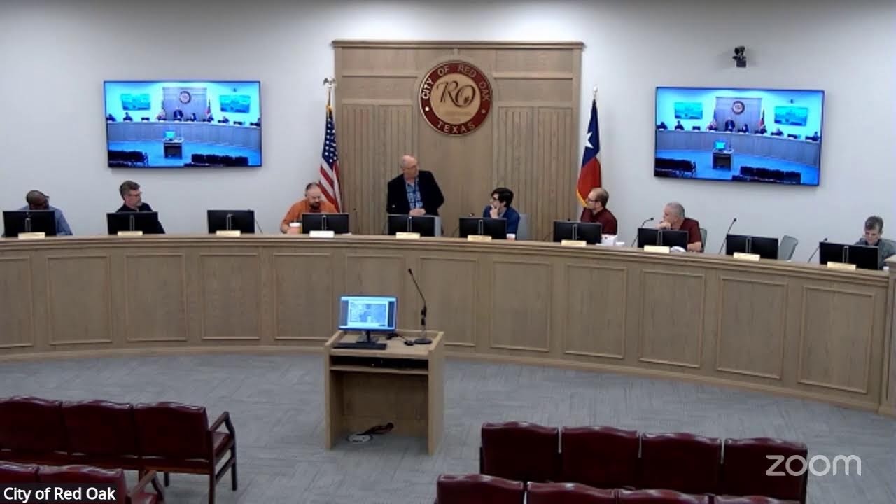 City of Red Oak Council - March 9th, 2026
