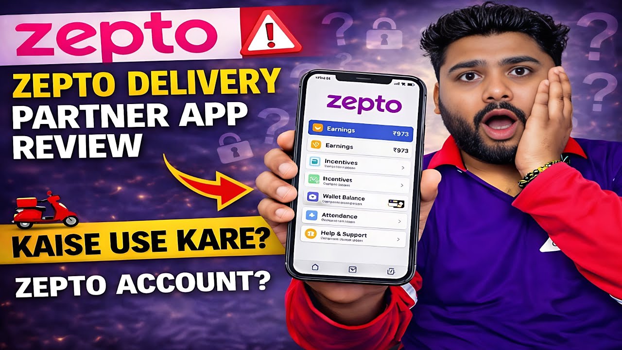 Zepto Delivery Partner App Review | Zepto App Review | How To Use Zepto Delivery Partner App