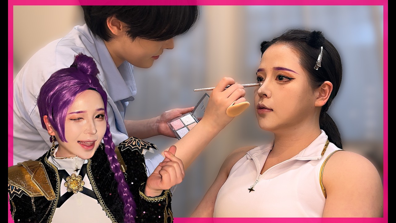 ASMR | Макияж Руми из K-Pop &laquo;Охотницы на демонов&raquo; 💄 Косплей, Хэллоуин, Корея
