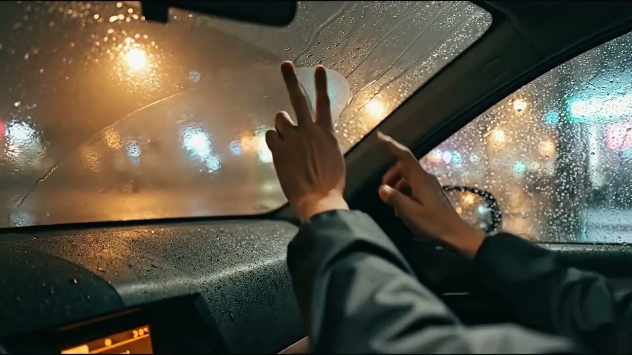 [Rain ASMR] Cozy Car Ambience in Heavy Thunderstorm 🌧️ 1 Hour Sleep, Study & Focus (Safe Space)