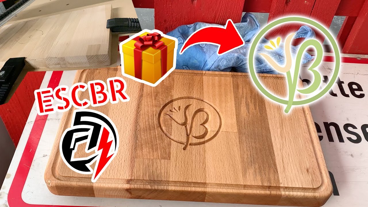CNC Schneidebrett Geschenk für Vegan Backen mit Jule