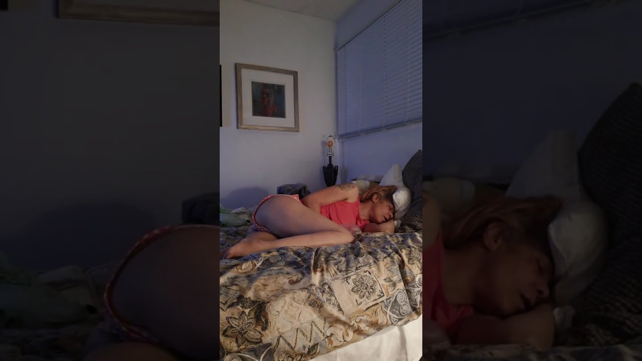 🛌🥱 Another hour of #breathing #sounds #yawning woman #sleeping #snoring tossing in her bed