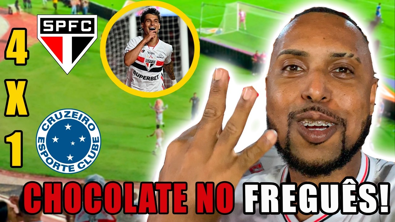 FERREIRA VIVEU NOITE DE MESSI! | S&Atilde;O PAULO 4x1 CRUZEIRO | RODADA 10 | BRASILEIR&Atilde;O 2026