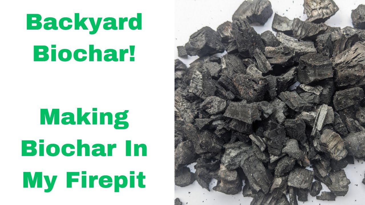 Backyard Biochar! Making Biochar In My Firepit