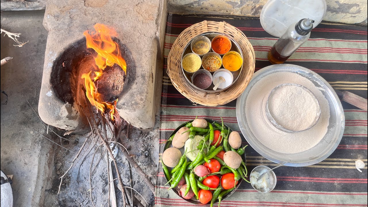 Chulhe ka khana #cooking #live
