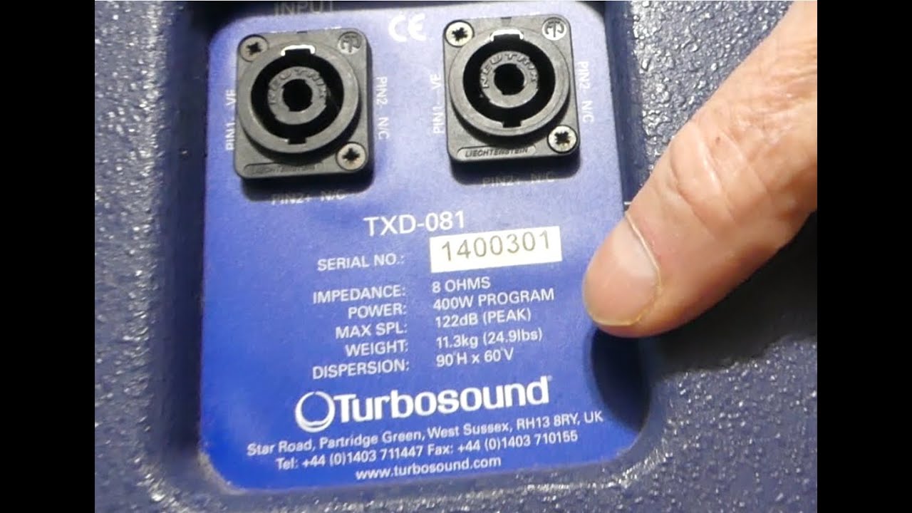 70. Turbosound TXD 801 i TXD 215