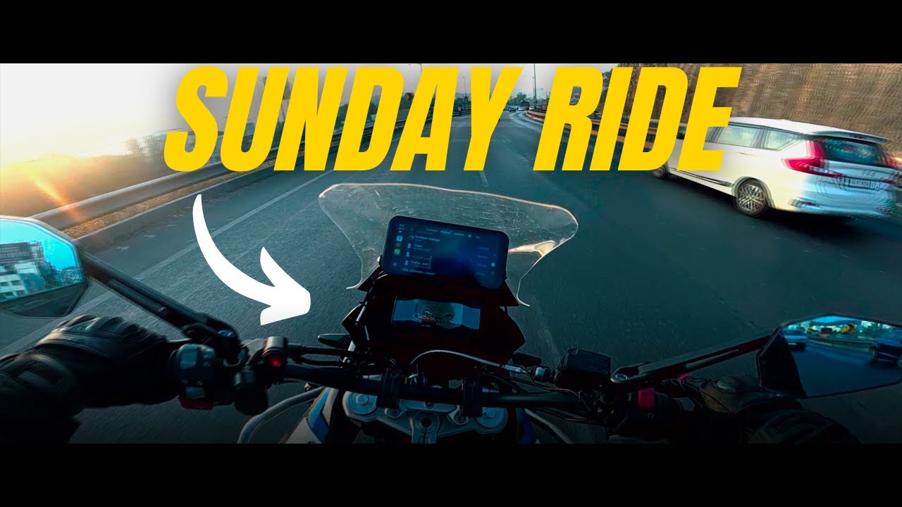 Sunday Escape on Two Wheels | Casual Ride to Tamhini Ghat 🏍️🌿