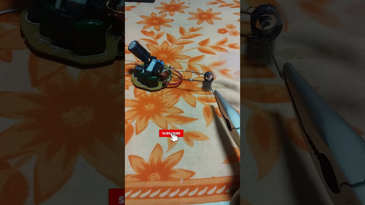 Induction Heater Make at CFL Bulb #Shorts