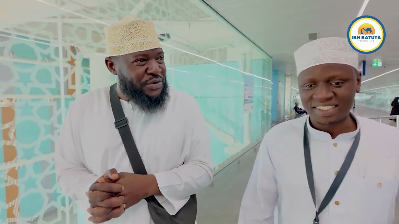 Mhadhiri Sheikh Ahmed Kandauma atoa neno baada ya kuwasili Uwanja Ndege wa Madina