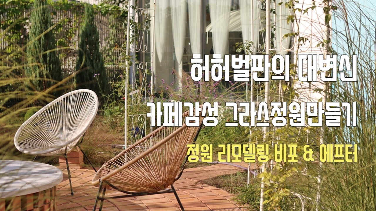 2년만에 혼자힘으로 일구어낸 카페감성 그라스정원! 정원 셀프리모델링/가을정원 그라스 추천/그라스와 어울리는 노지월동야생화/grass garden (feat. 도서증정이벤트)