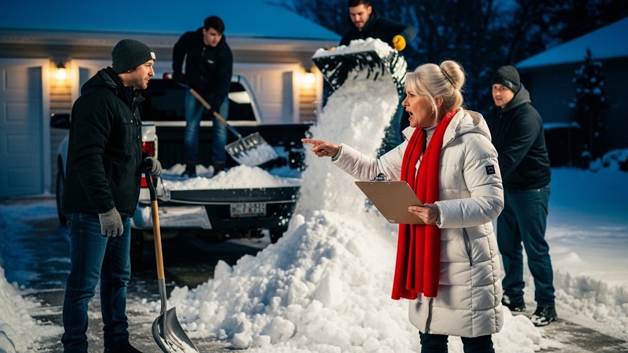 HOA Karen Demanded I Remove Snow Piles From My Lawn, So I Dumped Them All On Her Driveway