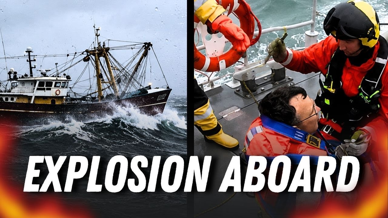 Pressure Cooker Explodes on Trawler Storm Rescue | Saving Lives at Sea