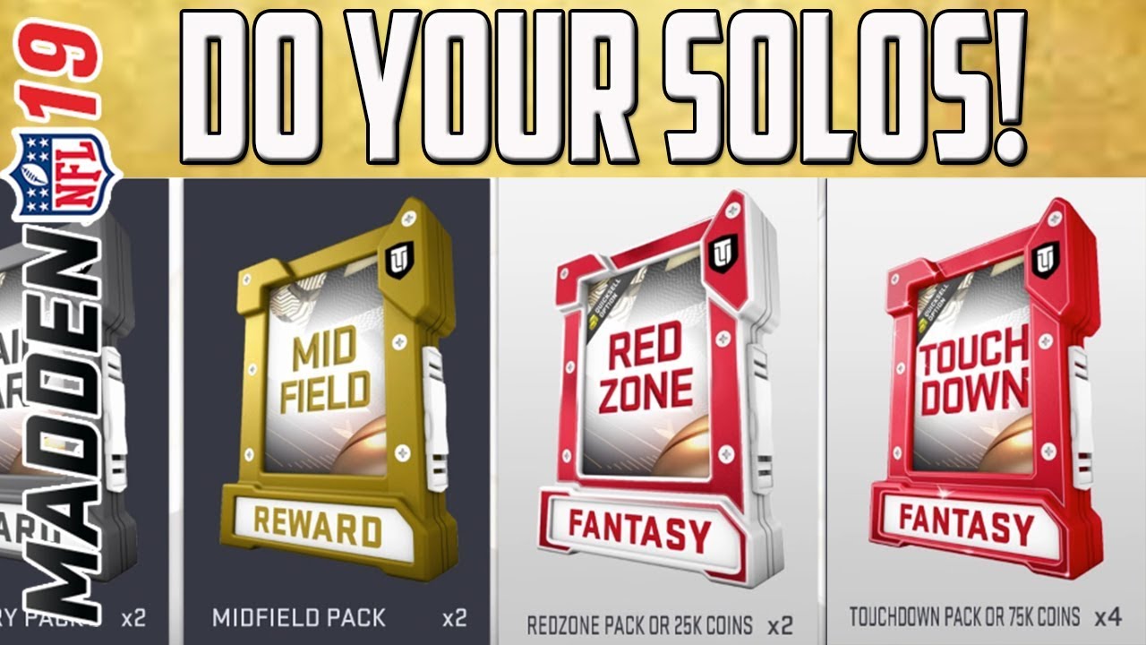 Top 10 Solo Battle Rewards! DO NOT SKIP YOUR SOLO BATTLES - Madden 19 Ultimate Team