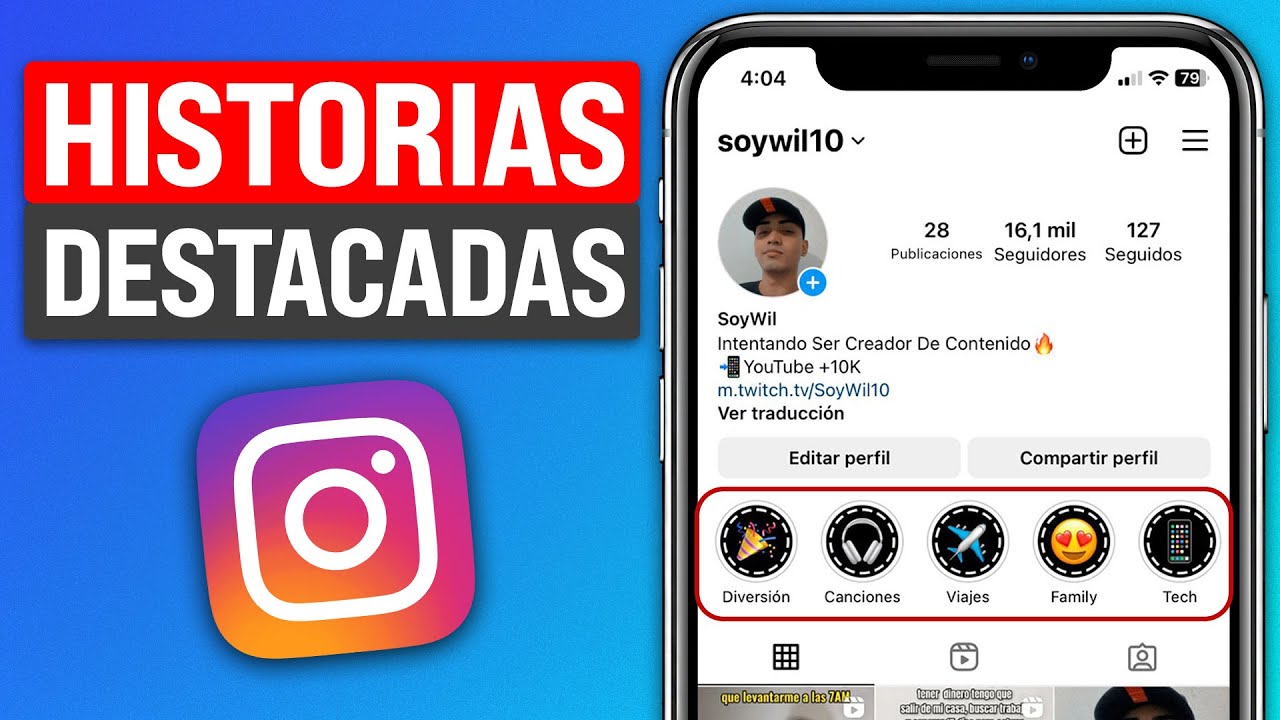 C&oacute;mo Subir HISTORIAS DESTACADAS en INSTAGRAM sin Publicarla 24 Horas (2026)