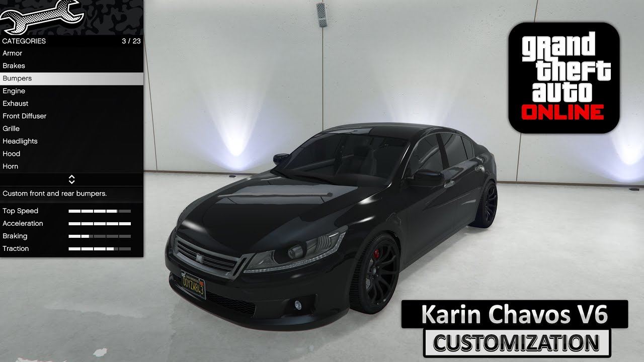 Karin Chavos V6 - Customization and Review / GTA Online: Agents of Sabotage / Review in [4K]