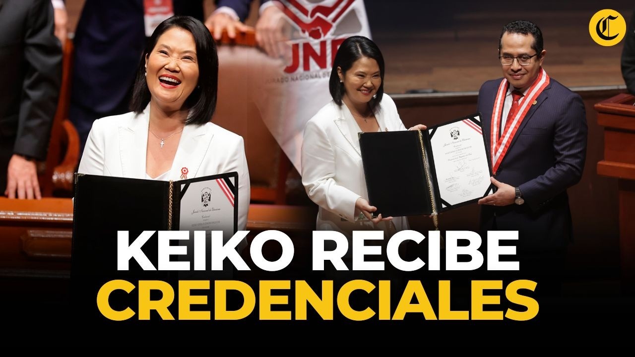 Discurso de Keiko Fujimori tras recibir credenciales como Presidenta de Per&uacute; | El Comercio