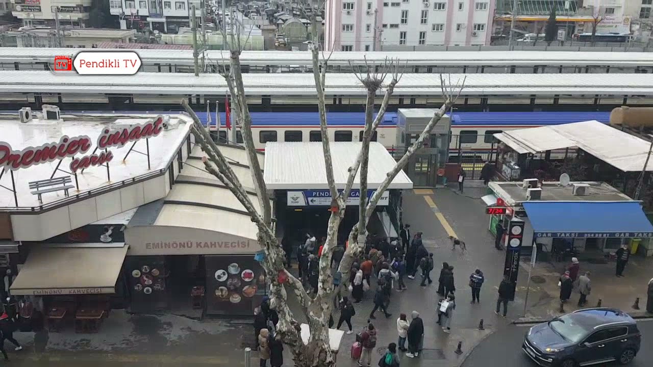 Pendik YHT Tren Garında Sirenler Çalıyor