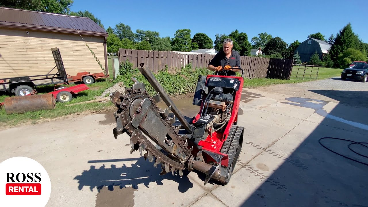 How To Operate The Barreto 23RTK Ride-On Track Trencher