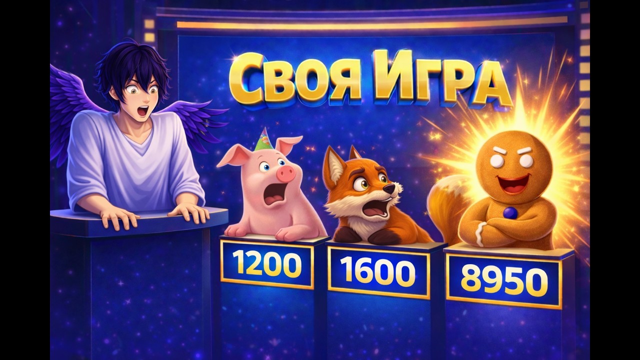 ПЕЧЕНЬКА ВЗОРВАЛ ИГРУ 😱 8950 ОЧКОВ — ВСЕ В ШОКЕ! | Своя Игра