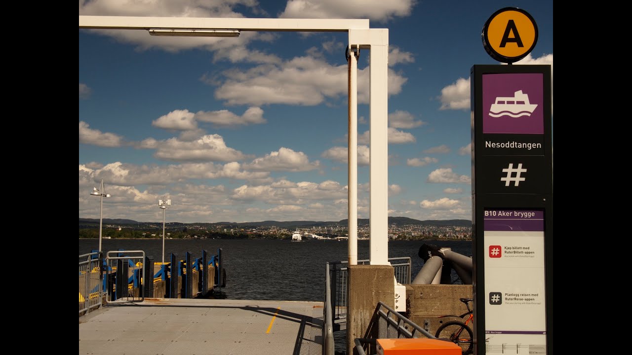 Ferry - Oslo Area Nesoddtangen - Aker Brygge Huldra 030619,1280*720,953MB