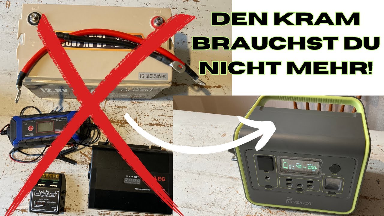Warum es sich nicht mehr lohnt eine kleine Solaranlage selber zu bauen -Test Fossibot F800
