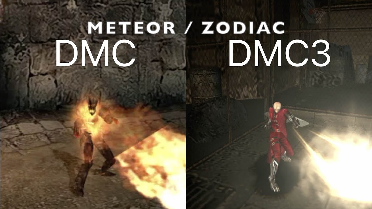 Devil May Cry 1 vs 3 Dante Skills Comparison/ダンテの技モーション 比較 デビルメイクライ vs デビルメイクライ３