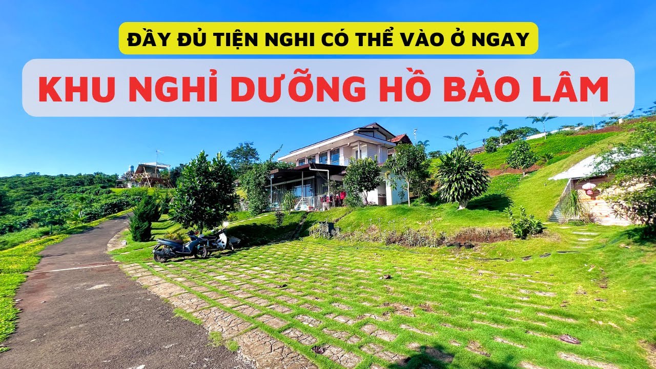 🔴(160) Từ 25 Tỷ Hạ Còn 16,5 Tỷ Định Cư Mỹ Nên Bán Lại Khu Nghỉ Dưỡng View Hồ | Bất Động Sản Bảo Lộc