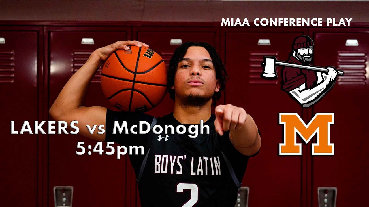 Boys' Latin Varsity basketball vs McDonogh