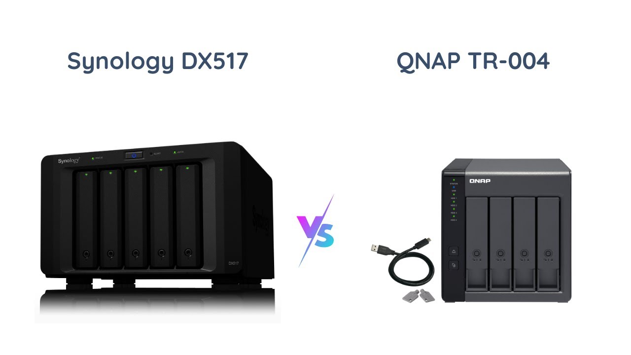 Synology DX517 vs QNAP TR-004: Which is the Better Storage Expansion Unit?