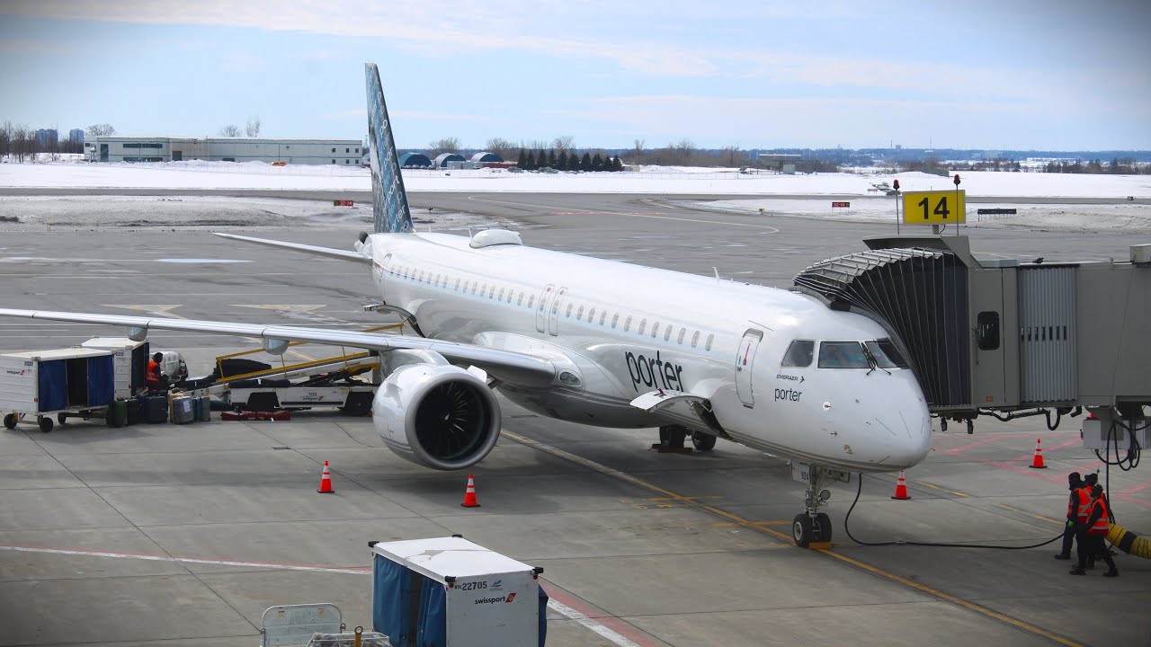 Full flight | Porter Embraer E195-E2 | PD262 Vancouver to Ottawa (C-GZQM)